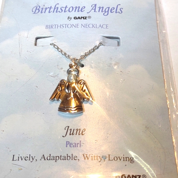 Ganz Pearl Angel – Decorazione Natalizia Angelica – Altezza 11,4 Cm – Acrilico Colorato Con Anello 7,6 Cm